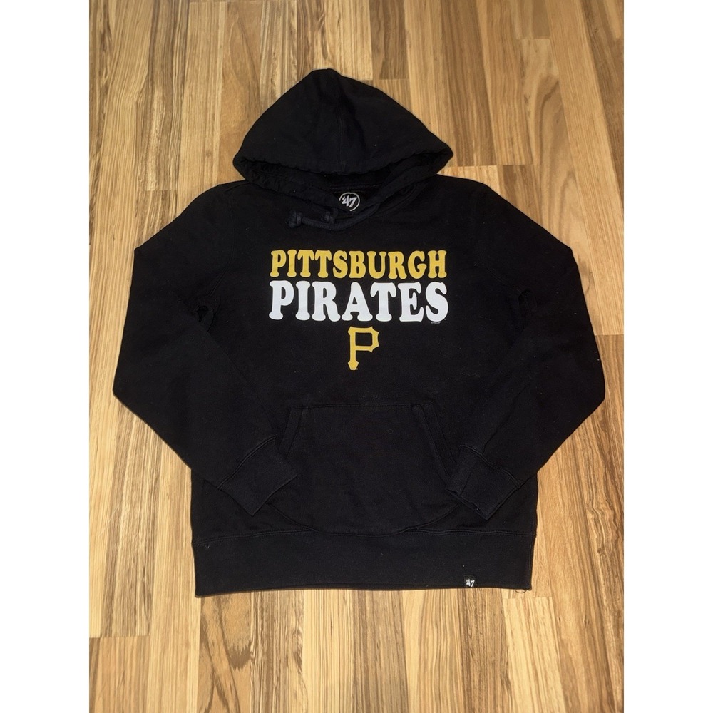 Pittsburgh‎ Pirates 5th & Ocean Women's Sz L Large Hoodie Hooded Sweatshirt